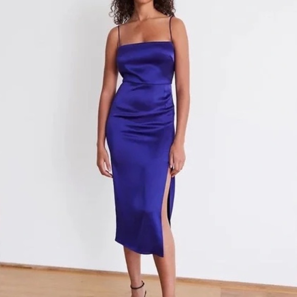 Aritzia Babaton Atrium Satin Dress, Size 08 - Picture 2 of 7